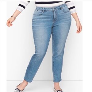 Talbots Blue Skinny Jeans with Stretch and Mid-Rise